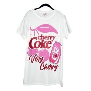 Coca Cola x Skinnydip London Oversized glittery graphic tee Dress size XS